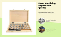 Adjustable Valve Seat Cutter Tool Set for Automotive Repair