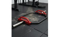 Combo Grip Hexagonal Bar Black Frame Deadlift Hexagonal Bar Chrome Sleeves Strength Equipment for Gym