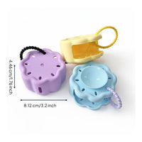 Shower Steamer Holder Drainage Holes Bath Holder Non-Slip