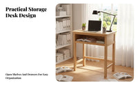 Single Student Desk with Chair Long-Lasting Construction child's Desk and Chair Set Easy Assembly Ergonomic Design for Students