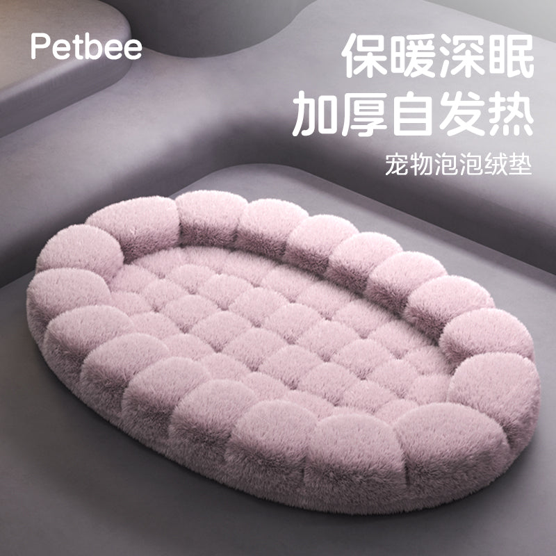 PETBLEE宠物泡泡绒加热垫冬季加厚保暖猫窝猫咪狗狗自发热毛绒垫