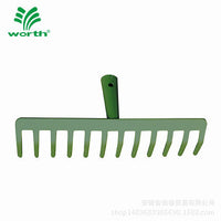 Worth 12-Tine Garden Rake for Weeding and Lawn Debris, Head Only