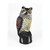 Owl Garden Ornament Textured Outdoor Decor Weatherproof for Pond