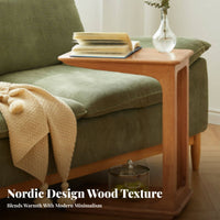 Rolling C-Shaped Table Movable Design Household Furniture Multi-Functional