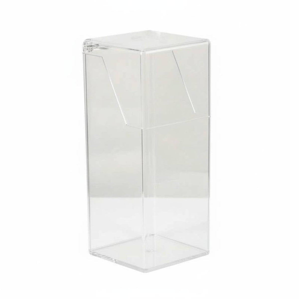 Transparent Hinged Lid Pen Holder Multifunctional for Bathroom, Craft Room