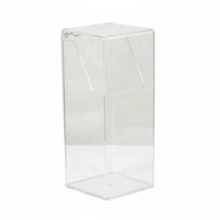 Transparent Hinged Lid Pen Holder Multifunctional for Bathroom, Craft Room