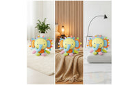 Stuffed Toy with Tabs Soft Stuffed Elephant Toy Floppy for Indoor Play