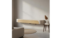 Wall-Mounted Tv Stand Thin Wall-Mounted TV Cabinet Modern Minimalist Wall-Hung Media Console for Living Room