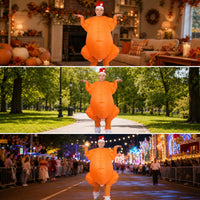 Inflatable Turkey Costume Novelty Inflatable Turkey Suit Funny Apparel for Adults, Thanksgiving, Cosplay