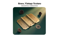 vintage brass Surface-Mount Hinge Detachable Furniture Hardware long-finaling