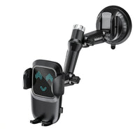 Handsliberated Phone Holder with Adjustable Arm Vacuum Suction Cup Phone Holder Secure Strong for Driving, Dashboard, Windshield, Navigation