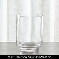 烛台摆件透明玻璃防风风灯欧式简约蜡烛杯浪漫烛光晚餐婚庆装饰品
