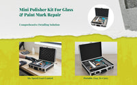 Glass polisher removes windshield marks