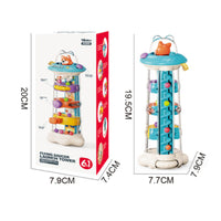 Launch Launcher Toy Cute Space Launcher Toy with Balls Compact Vertical for Toddlers, Playroom, Nursery