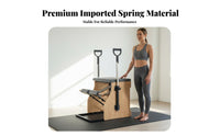 Commercial Grade Wooden Pilates Wunda Chair Full Body Workout Pilates Stability Chair High-Quality Springs Fitness Equipment Multi-Functional for Personal Trainers, Physical Rehabilitation Patients, Mind-Body Practice Studio, Rehabilitation Center, Home