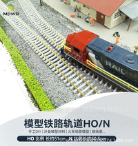 HO/N微缩火车模型沙盘仿真铁轨道砟工具手工模型DIY情景素材
