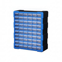 Grid Layout Small Parts Drawer Organizer for Electronics Bench