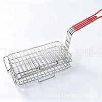 Taco Frying Basket Set - Double Layer Tortilla Fryer Basket with Spring Roll Shaping Rack