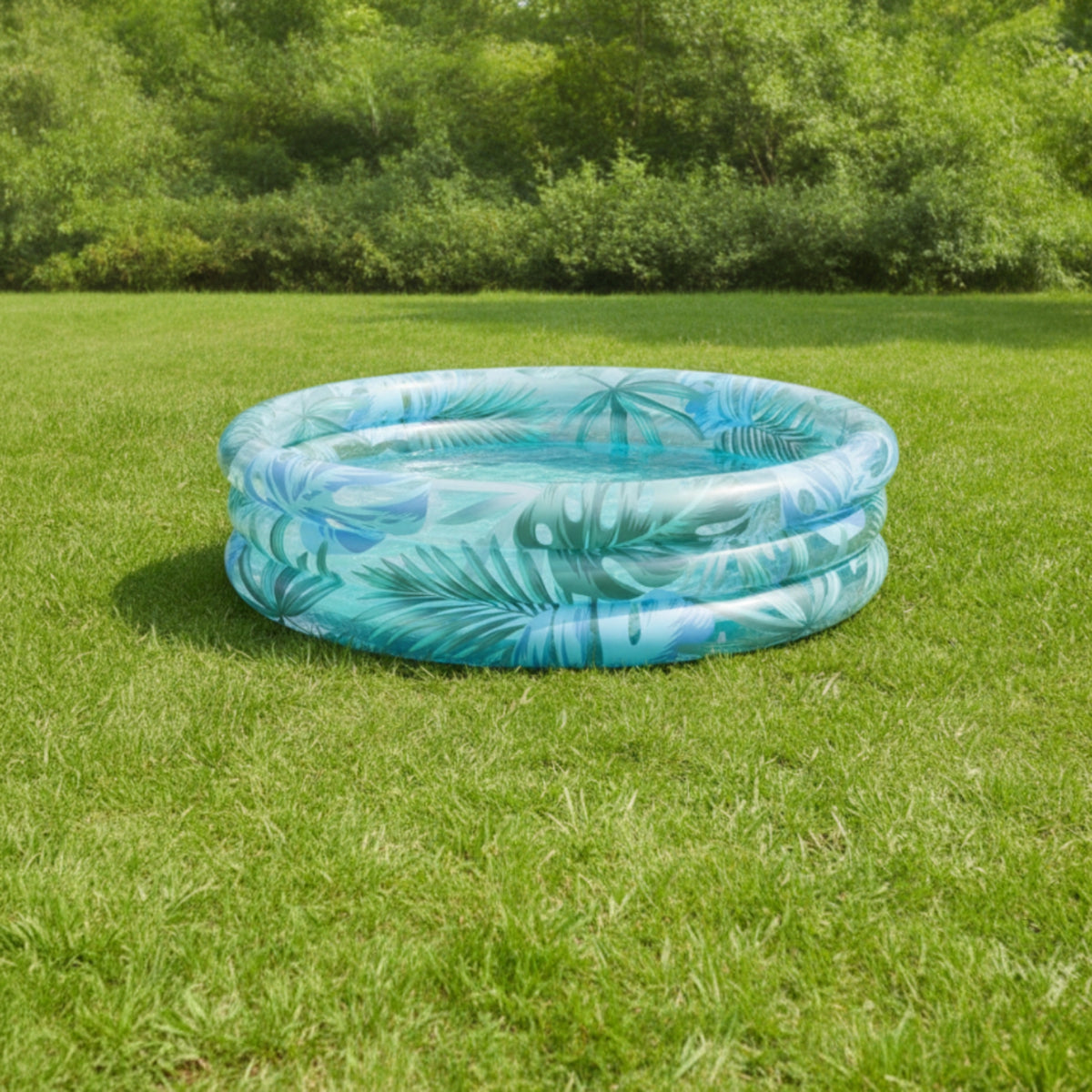 Shallow Inflatable Pool Soft Kiddie Pool Safe Compact for Children, Garden