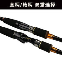 Portable Carbon Fiber Telescopic Lure Fishing Rod Set