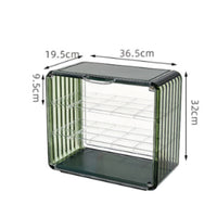 Figure Display Case Dustproof Acrylic Display Case Acrylic Storage Box Clear Showcase Layered for Collectors, Desk, Shelf