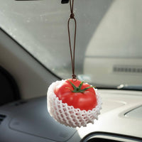Tomato Car Ornament Realistic Look Rearview Mirror Hanging Pendant Great Gift