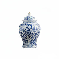 Chinese Blue and White Porcelain Jar Moisture-Proof for Living Room