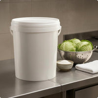 Round Honey Bucket with Lid Smooth 25 L Water Bucket For Storage Reusable