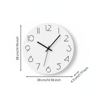 Nordic Wall Clock Creative Quiet Wall Clock Clear Numbers for Office