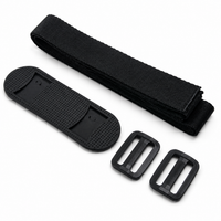 Nylon Shoulder Strap Shoulder Belt 2-piece Set Wide Replacement for Bags Black