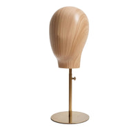Hairpiece Head with Stand Adjustable-Height Mannequin Head with Stand Stable for Boutiques, Studios