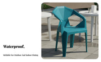 Night Market Table Set Sturdy Plastic Table and Chair Set Easy to Clean Waterproof Patio Furniture Low Maintenance for Restaurant Owners, Event Planners, Outdoor, Garden, Cafe, Backyard