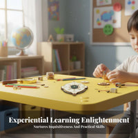 DC Motor Model Kit Easy to Assemble DIY Electric Motor Kit Develops Cognitive Skills Physics Experiment Model for Students, Children, Classrooms, Home