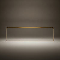 Divider with Ribbed Glass   Glass Partition Screen Decorative Single-Section Partition for Restaurants, Cafes, Commercial Areas