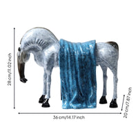Horse Figurine Lustrous Horse Statue Glossy Equestrian Statue for Homeowners, Art Collectors, Study, Office