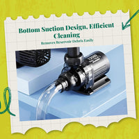 Ultra-Quiet Submersible Pump for Aquariums & Ponds