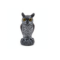 Standing Owl Statue Simulated Long-Eared Owl Ornament Realistic Design