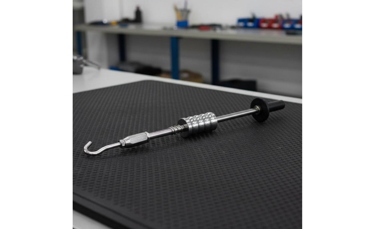 Slide Ding Puller Solid Steel Construction Heavy Duty Slide Knurled Handle Auto Panel Repair Puller for DIY Enthusiasts, Workshop, Garage