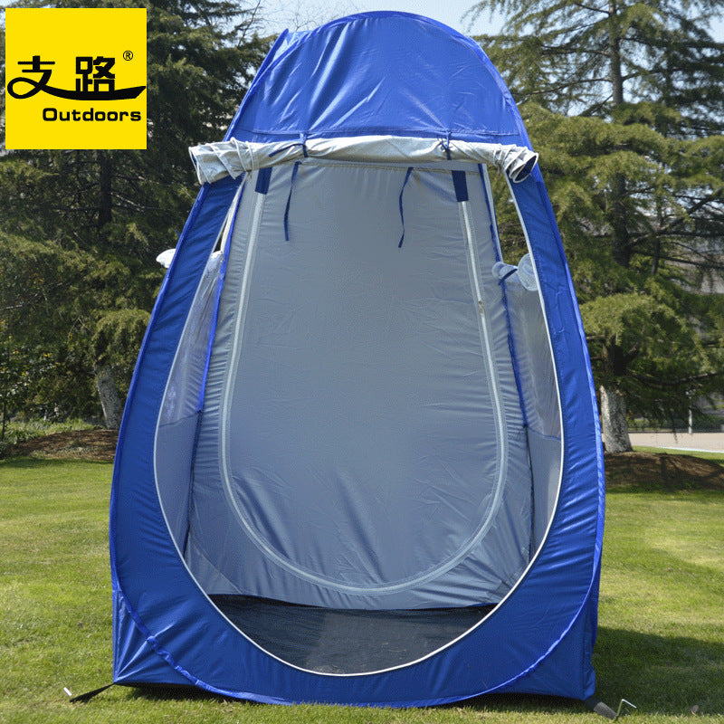 Single Person Pop-Up Fishing Tent with Rain Protection and Sun Shade for Outdoor Winter Night Fishing