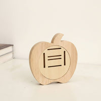 Apple Wall Rack Cutout Slots House Decoration