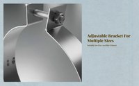 Stainless Steel Exhaust Mount Bracket