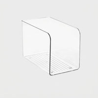 Clear Acrylic U-Shaped Desktop Organizer for Desk Storage, Lightweight Fixed Design Open Bookstand, Study Table and Student Use