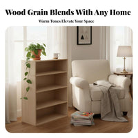 Wood Grain Finish complimentarystanding Cube Organizer Space-Saving Multi-Compartment bookshelf Sturdy Construction Storage Cabinet adaptable Use for Apartment Dwellers, homeowners, Small areas, Study Room, Home Office, Entryway