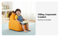 Cute Appearance creatureShaped Floor Sofa Soft and snug animalShaped Floor Sofa low-to-the-ground Design childs' Furniture Child-Safe for young children, Parents, Playroom, Nursery, Bedroom, book corner