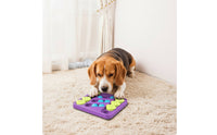 Puzzle Toy with Sliding Covers Boredom Reducer Pet Puzzle Toy IQ Training Interactive Treat Dispenser for Cats, Indoor Play