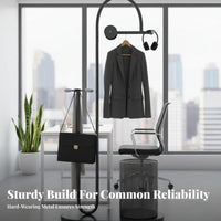 unobstructedstanding Coat Rack Space-Saving Clothing Organizer Easy Assembly for Renters