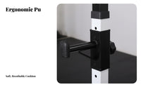 Heavy-Duty Adjustable Squat Rack Non-Slip Feet Multi-Function Bench Press Rack Stable H-Frame Base Split Squat Stand Powder Coated Finish for Men, Weightlifters, Bodybuilders