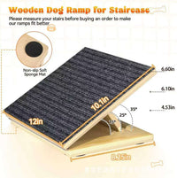 Foldable Wooden Dog Ramp Stairs for Small Dogs