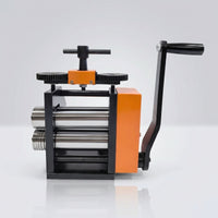 Hand-Cranked Manual Rolling Mill Adjustable Jewelry Rolling Press Sturdy Tool Smooth for Jewelers, Hobbyists, Workshop