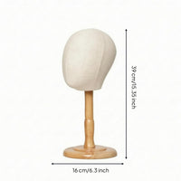 Child-Size Mannequin Head Portable Hat Display Head Material